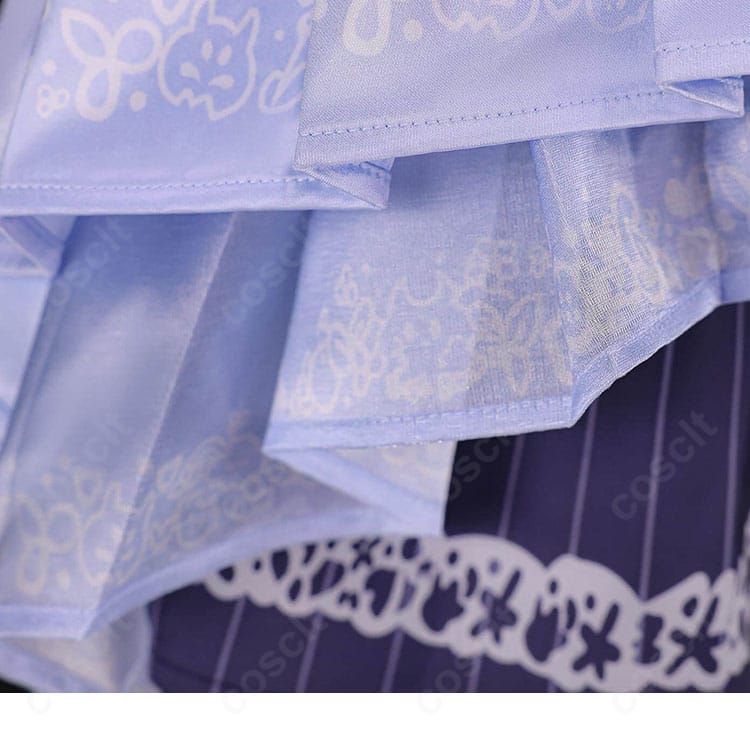 ネリッサ衣装スカート全体の装飾レイアウト