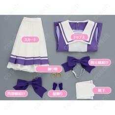 ウマ娘 プリティーダービー トレセン学園 夏制服コスプレ 再現度重視の軽量フルセット - 5枚目の画像（サムネイル）