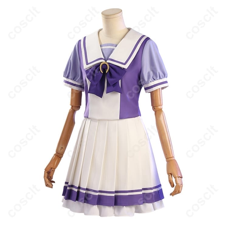 ウマ娘 プリティーダービー トレセン学園 夏制服コスプレ 再現度重視の軽量フルセット - 2枚目の画像