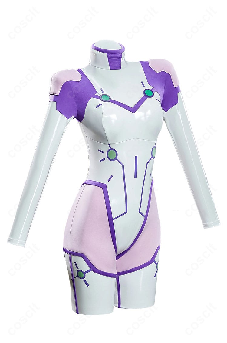 バモラ戦闘服ボディスーツの側面ディテール（立体裁断のライン）