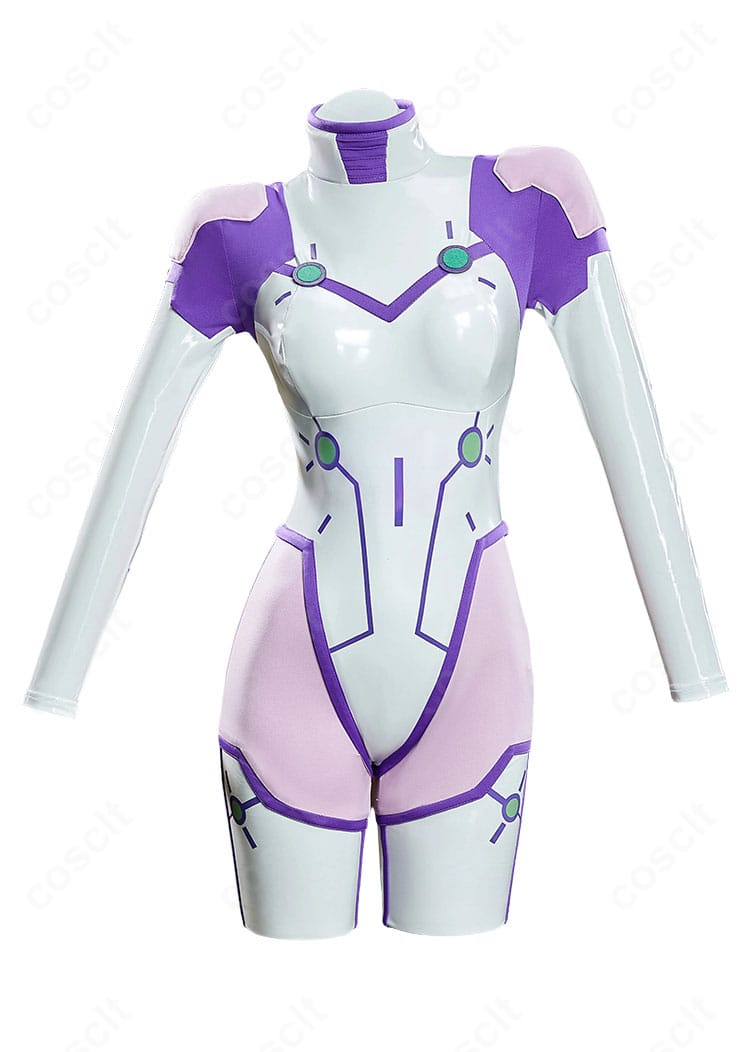バモラ戦闘服ボディスーツの単体正面画像（配色と質感）