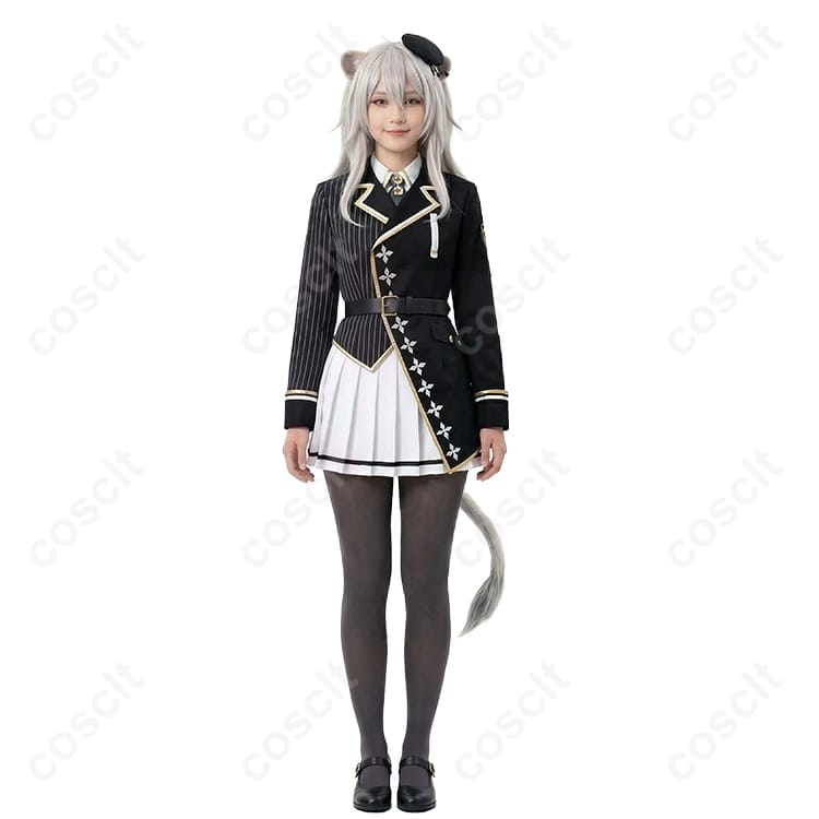 ホロライブ 獅白ぼたん 新衣装 制服Ver 高再現・着脱簡単、イベント撮影に最適 - 2枚目の画像