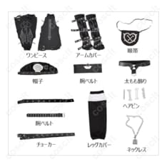 夜乃くろむ 初期衣装｜ぶいすぽっ！高再現パンクコスプレ、快適設計でイベント映え - 5枚目の画像（サムネイル）