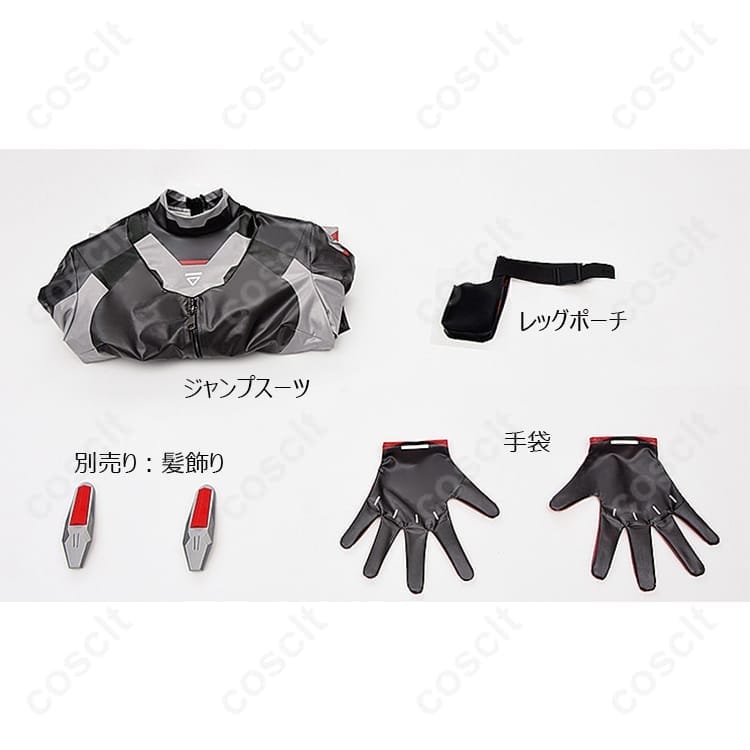 調月リオ 臨戦・戦闘服 ジャンプスーツ｜艶感PUで高再現、動いてもズレにくい快適設計 - 6枚目の画像