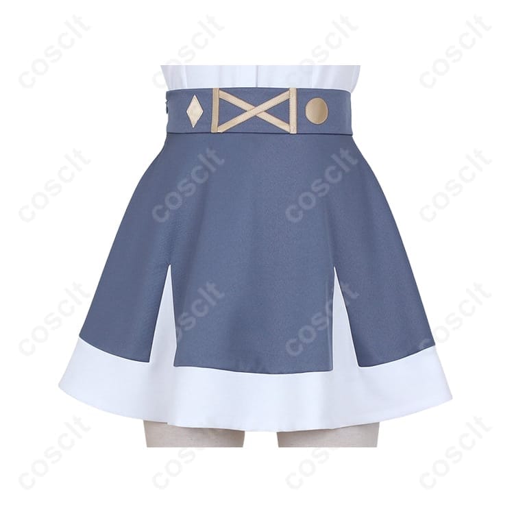 学園夏制服コスプレ衣装｜通気性◎の3点セットで清楚に再現、撮影やイベントに最適 - 4枚目の画像
