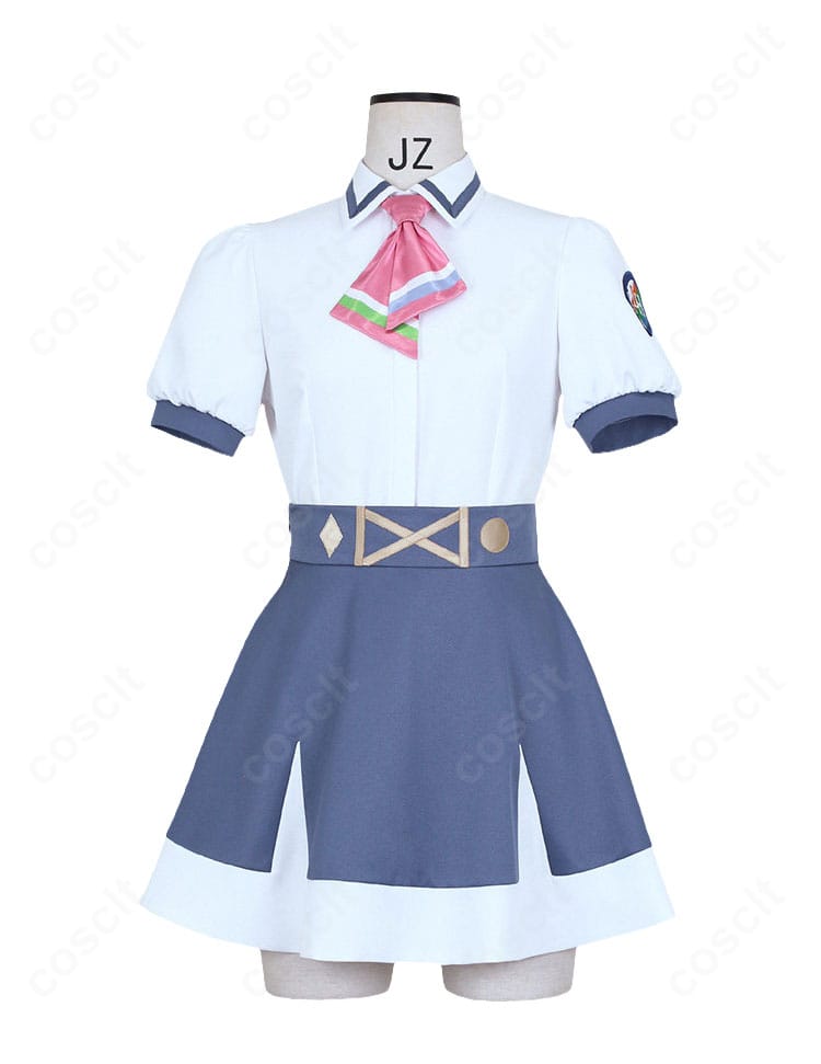 学園夏制服コスプレ衣装の正面全体カット