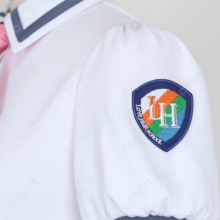 学園夏制服コスプレ衣装｜通気性◎の3点セットで清楚に再現、撮影やイベントに最適 - 6枚目の画像
