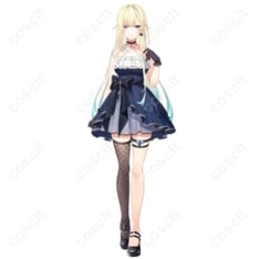 ぶいすぽっ！藍沢エマ 初期衣装 コスプレ衣装｜華やかなゴスロリを再現 - 1枚目の画像（サムネイル）