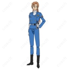 名探偵コナン 萩原千速 白バイ隊員制服 高再現で動きやすいコスプレ一式 - 1枚目の画像（サムネイル）