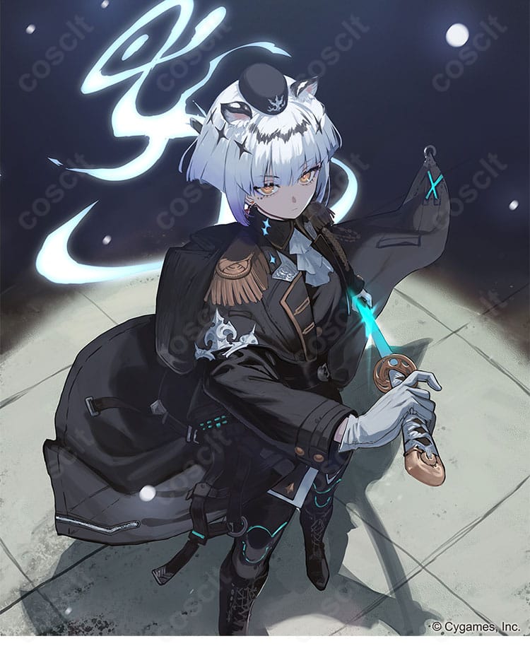 Shadowverse 静寂のアナテマ・ギルダリア コスプレ衣装 軍服風ネクロマンサーデザイン