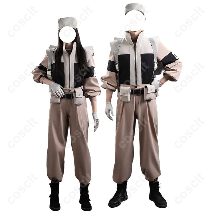 ガチアクタ 掃除屋サポーター制服 高再現コスプレ 耐久素材と小物で撮影映え - 4枚目の画像