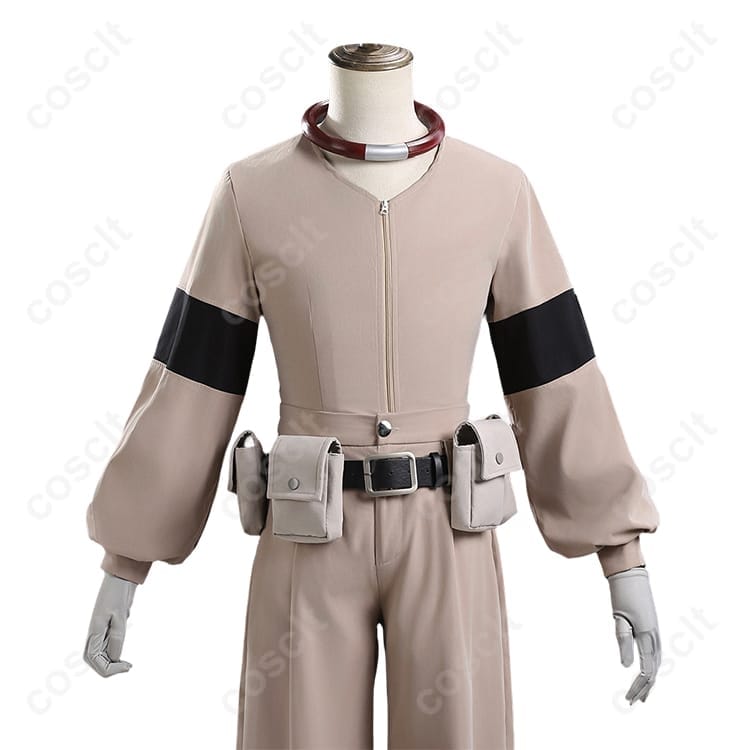 ガチアクタ 掃除屋サポーター制服 高再現コスプレ 耐久素材と小物で撮影映え - 3枚目の画像