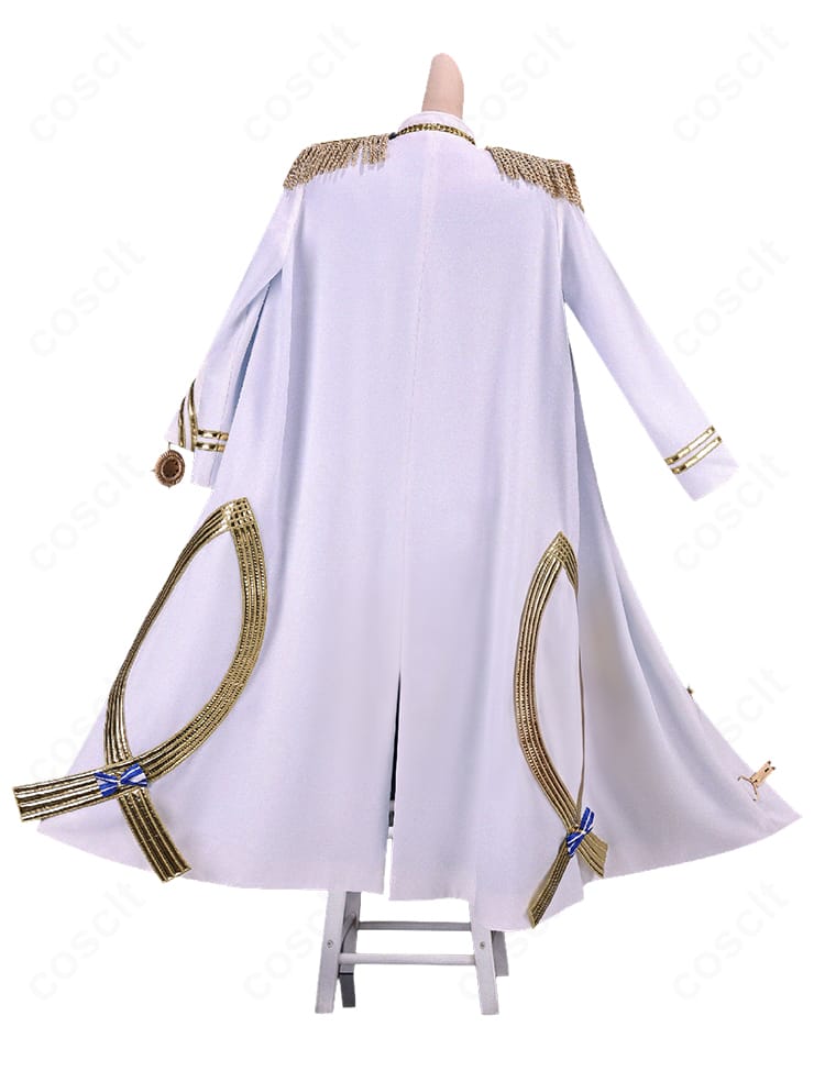 ヘルム イージス部隊制服コスプレのコート背面とシルエット詳細