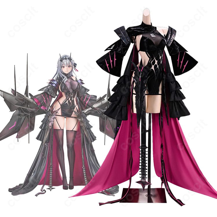 モダニア セカンド・アフェクションのフルセット着用イメージ。バトルドレスとアーマーの配色と造形を高再現