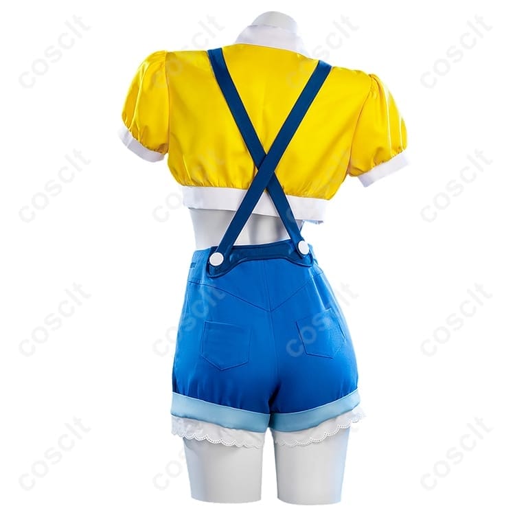 オーバーウォッチ向け サロペット系コスプレ5点セット 可愛い×爽やかで長時間も快適、撮影映え抜群 - 4枚目の画像