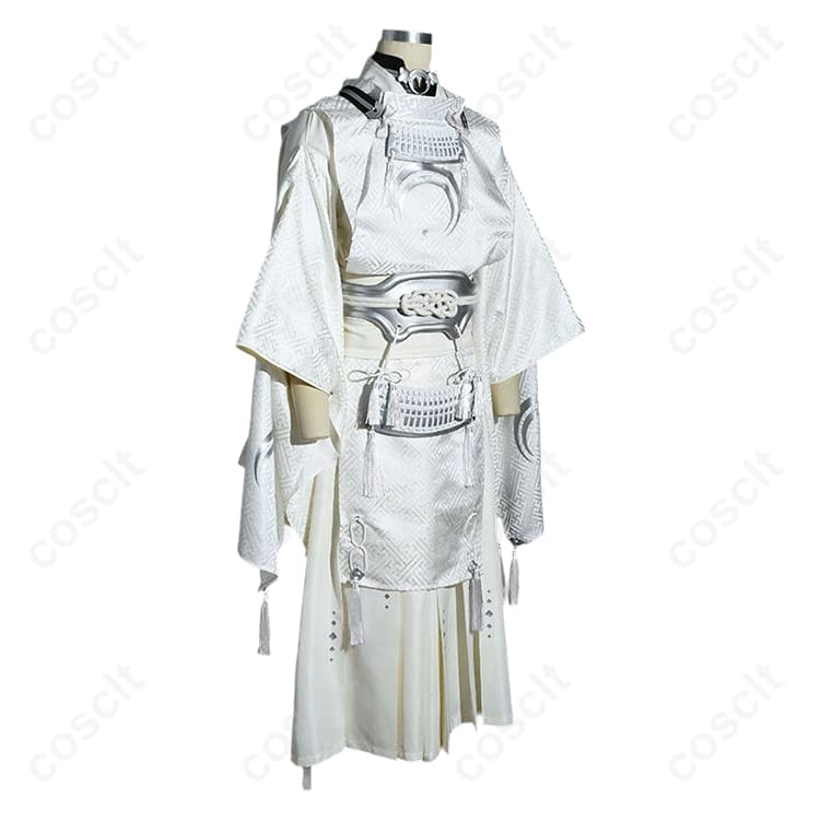 舞台『刀剣乱舞』悲伝 白い三日月宗近 コスプレ衣装｜撮影・イベントに映える戦装束 - 2枚目の画像