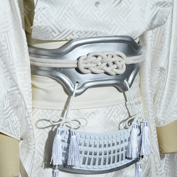 舞台『刀剣乱舞』悲伝 白い三日月宗近 コスプレ衣装｜撮影・イベントに映える戦装束 - 6枚目の画像