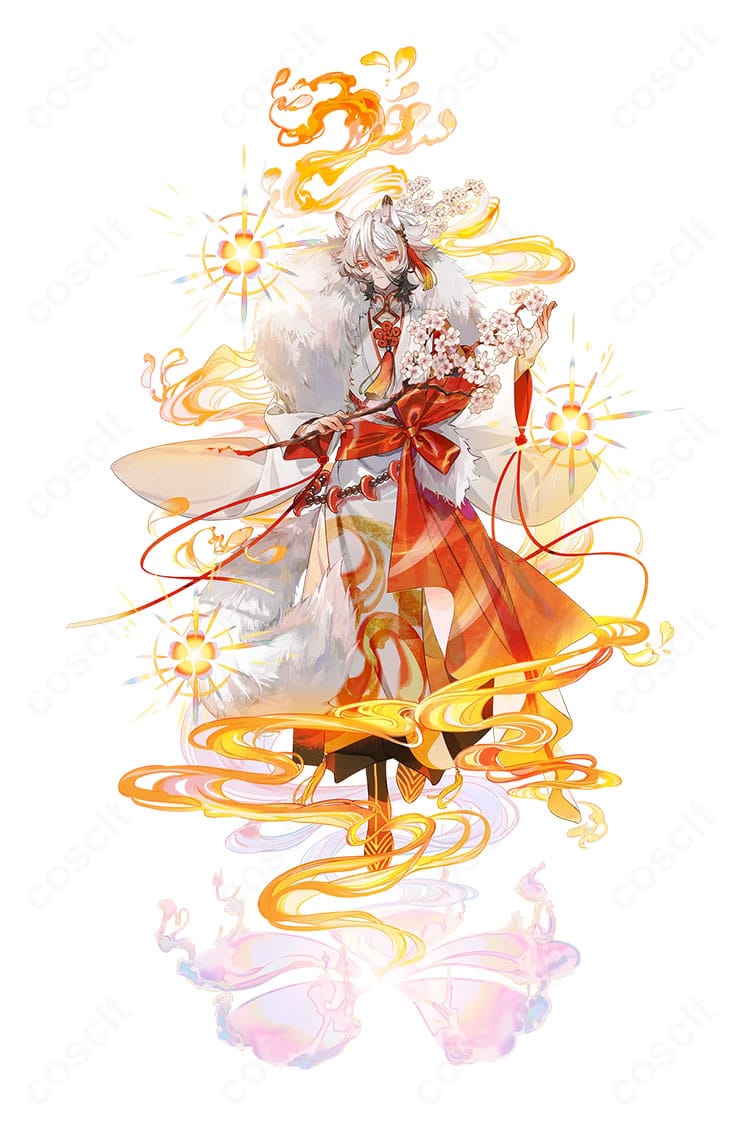 Fate/Grand Order 霊基再臨第三段階ローブ衣装を全身で示す正面カット。ダークな高コントラスト配色と重厚シルエットが特徴。