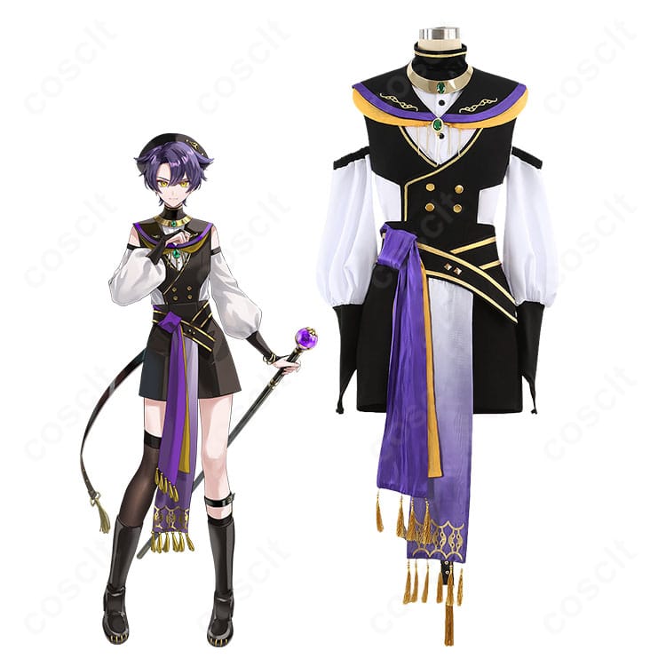 真夜(マヨル)コスプレ衣装のフルコーデ着用イメージ