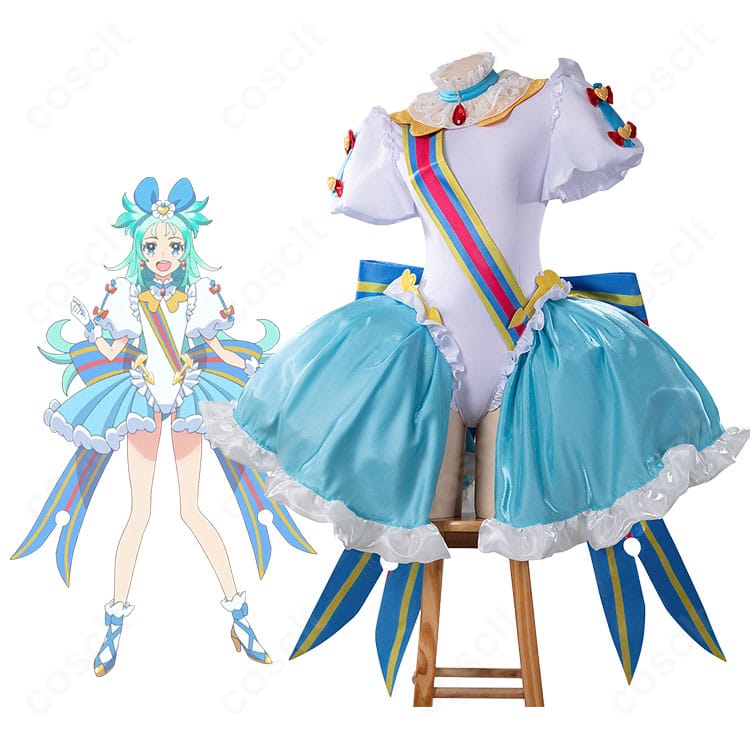 空野みなも（プリンセス・リップル）変身後ドレスの着用イメージ全身写真