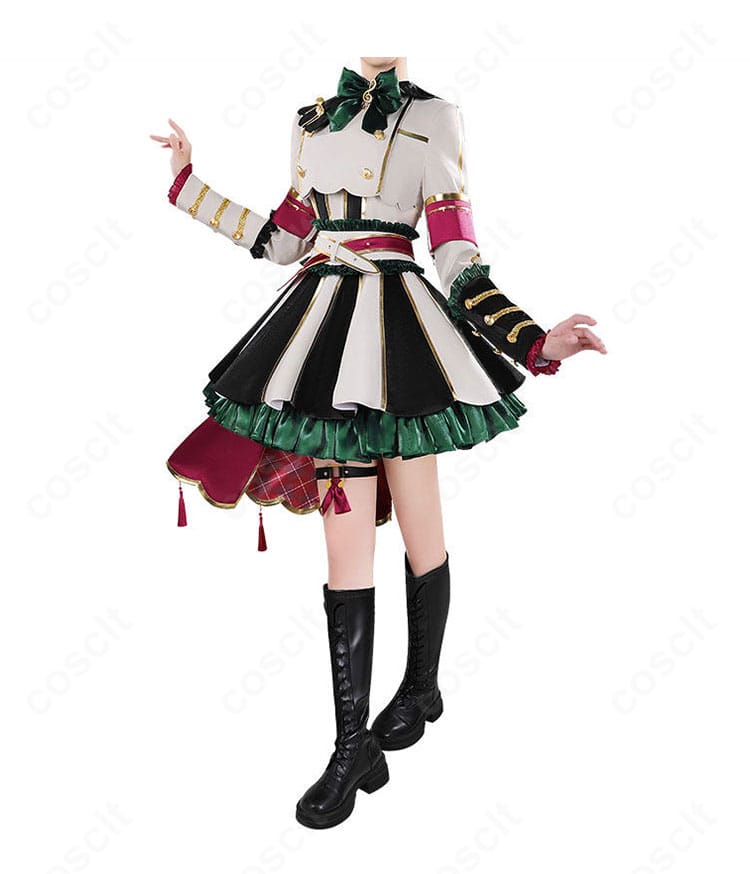 マルシュロレーヌ勝負服コスプレの側面シルエットと装飾の見え方