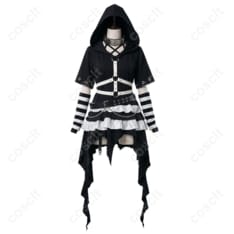 にじさんじ 月ノ美兎 囚人風うさ耳コスプレ 薄手で快適、写真映えする高再現セット - 1枚目の画像（サムネイル）
