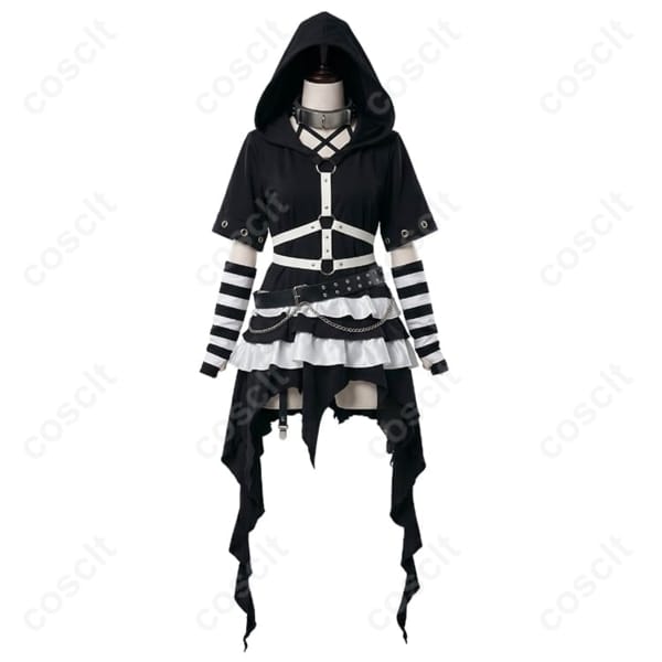 にじさんじ 月ノ美兎 囚人風うさ耳コスプレ 薄手で快適、写真映えする高再現セット