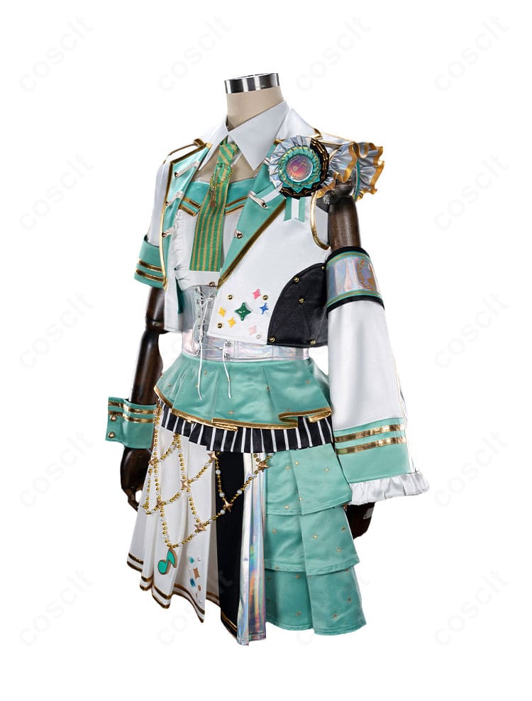 初音ミク 5th感謝祭ステージ衣装 サイドシルエットとレイヤードの見え方