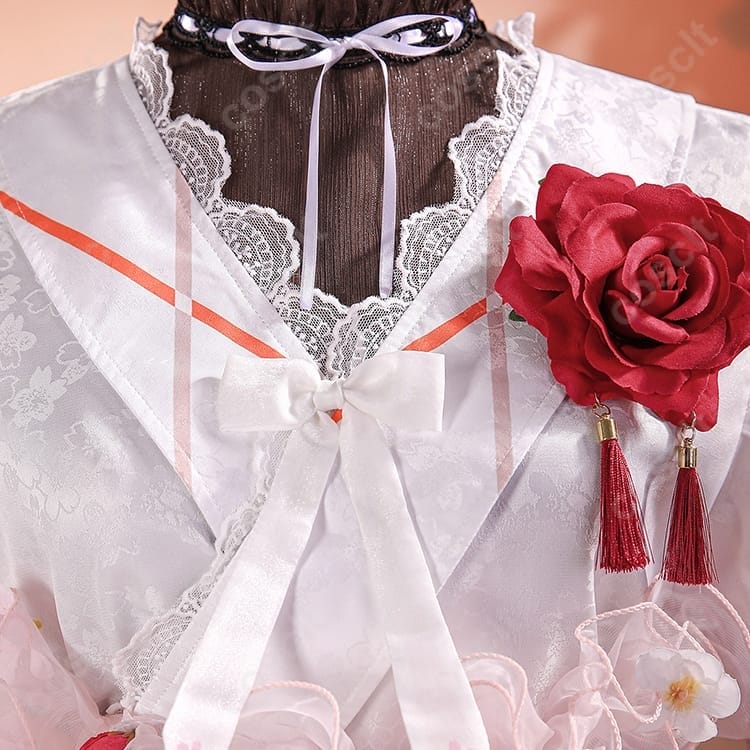 着物風コスプレドレス 豪華セットで再現度アップ、軽やかで長時間も快適 - 3枚目の画像