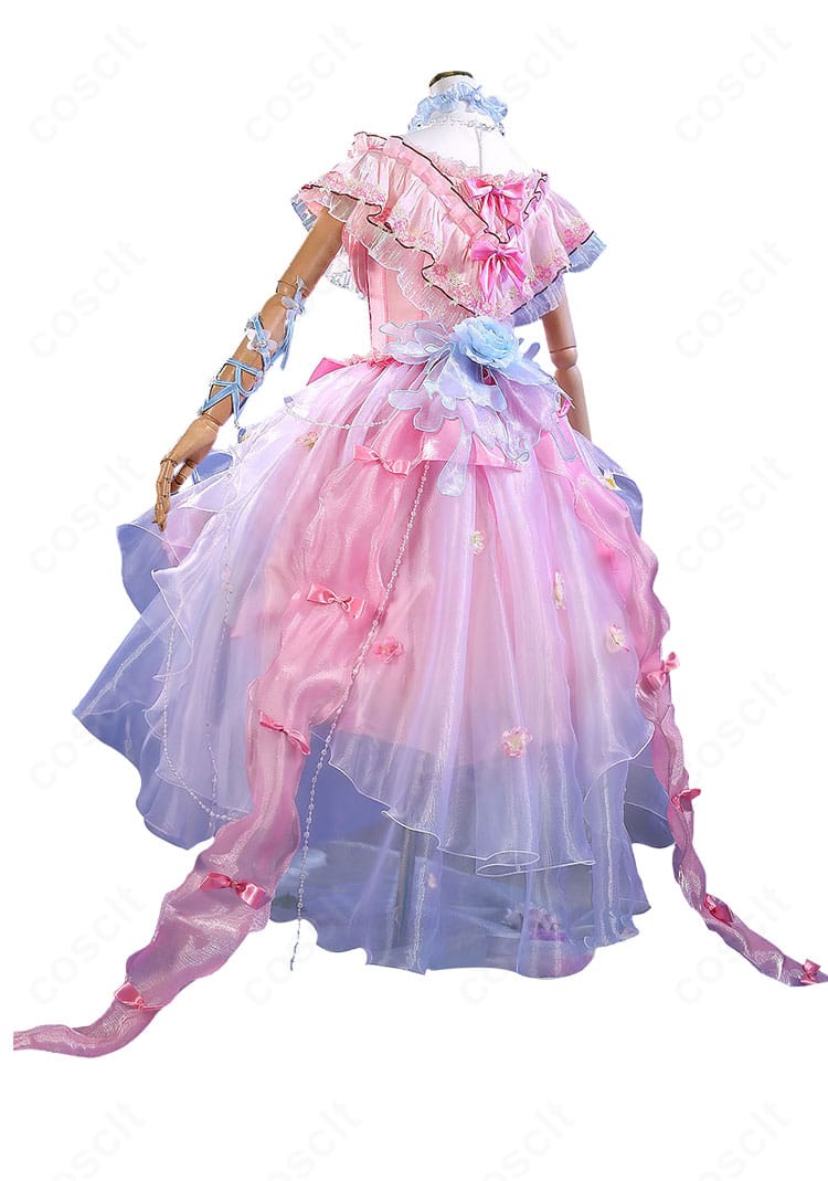 少女（記憶）蜃気楼コスプレ衣装の背面全体