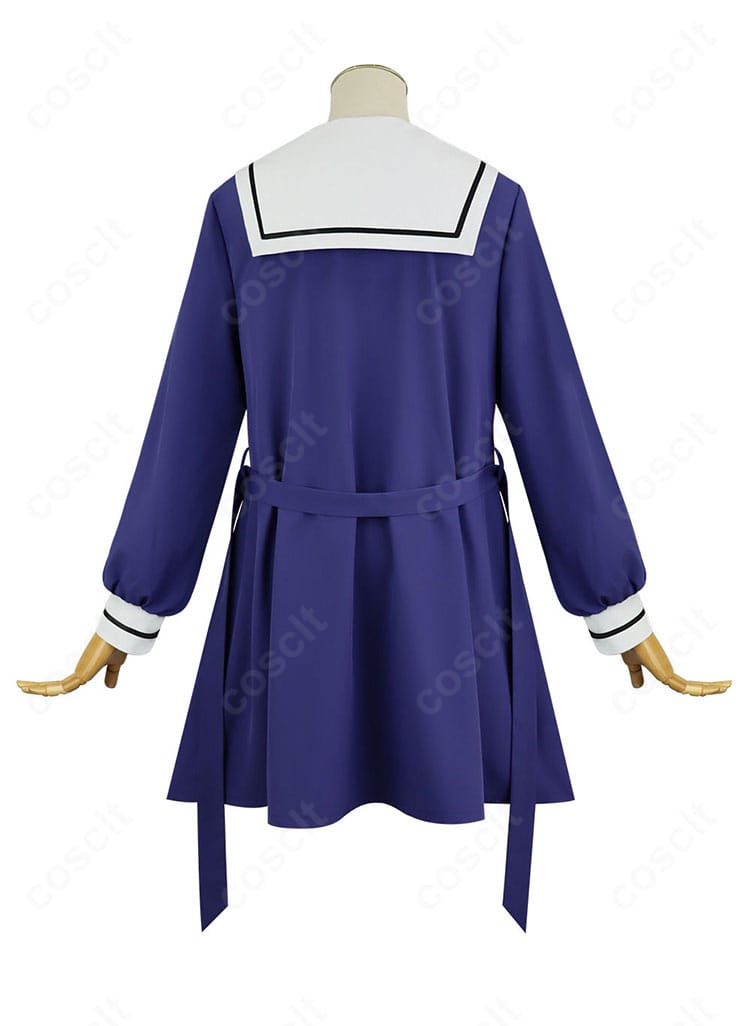 『きみが死ぬまで恋をしたい』トツキ・シーナ&カガリ・ミミ制服コスプレ衣装のワンピース背面