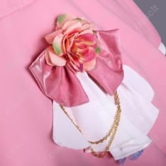 アイカツスターズ！虹野ゆめ コスプレ衣装｜花飾りが映えるステージドレス - 5枚目の画像（サムネイル）