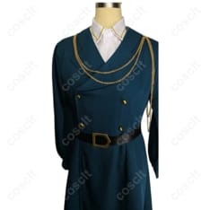 寮監隊幹部風ロングコート制服セット｜クールに映える高コントラスト配色、撮影映えと快適さを両立 - 3枚目の画像（サムネイル）