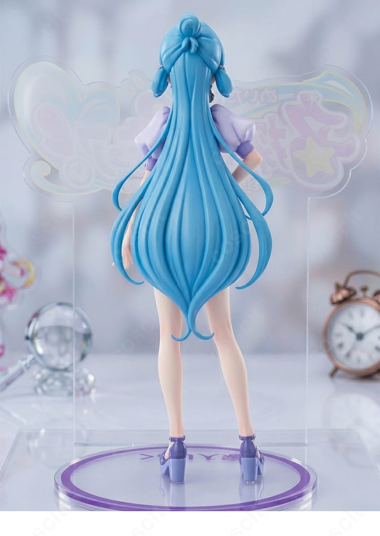 名探偵プリキュア! 家入しるく 普段着コスプレ衣装の背面ディテール、軽やかなツーピースデザイン