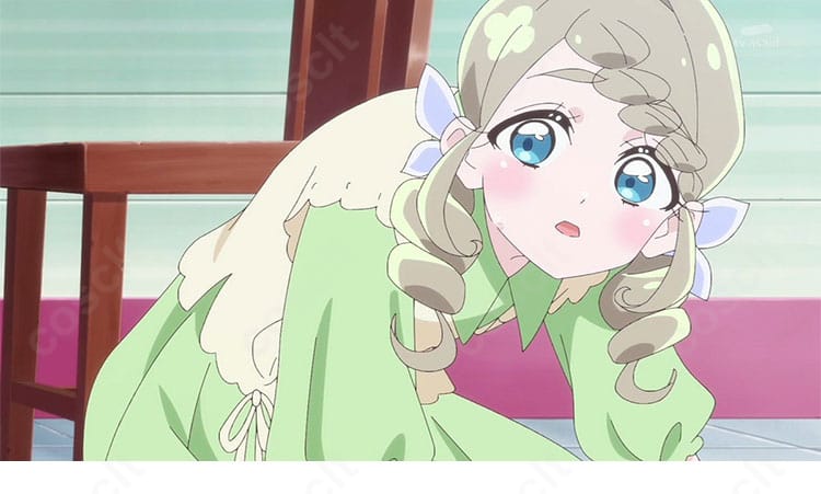 名探偵プリキュア!来栖エリザ 私服コスプレ衣装の肩袖装飾ディテール