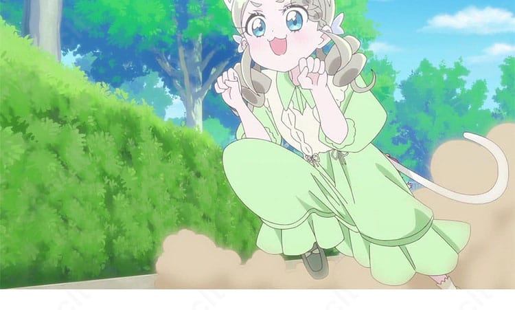名探偵プリキュア!来栖エリザ 私服コスプレ衣装のスカート裾ディテール
