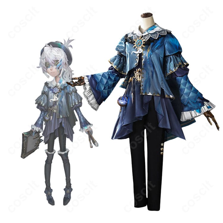 第五人格 画家エドガー『藍色の暗面』コスプレ一式の着用イメージ