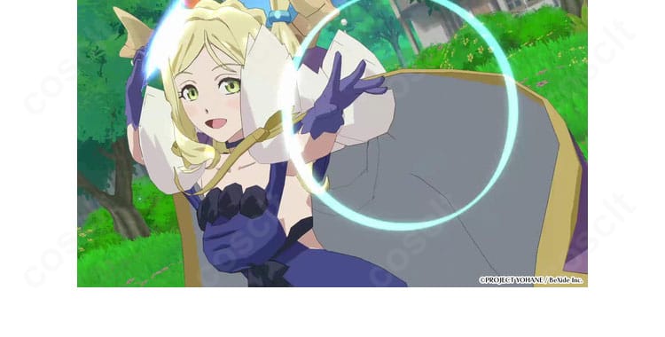 付属手袋と飾りパーツのディテール写真。素材感と縫製の仕上がりをクローズアップ
