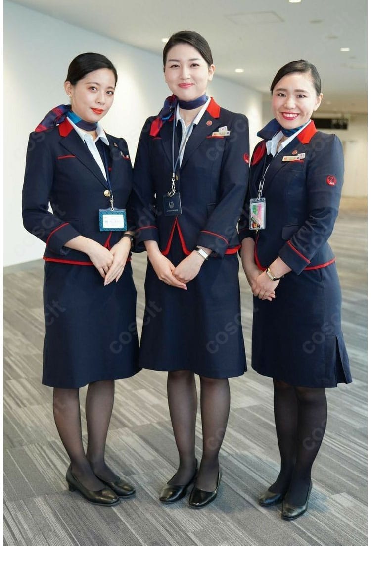 JAL CA 制服 日本航空 客室乗務員 10代目制服 コスプレ衣装-1