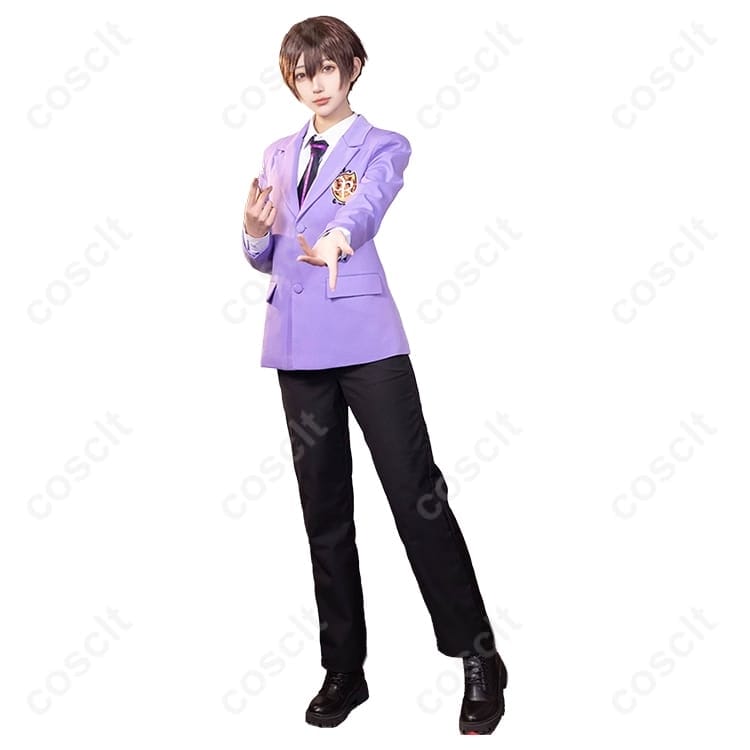 桜蘭高校ホスト部 男子制服コスプレ 高発色ツイルで美シルエット｜藤岡ハルヒ/須王環/鳳鏡夜向け - 3枚目の画像
