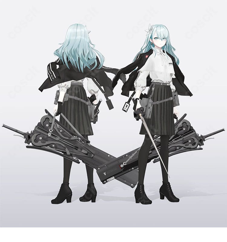 A-Z: [S] コスプレ衣装の前後全体と細部が分かるディテール写真