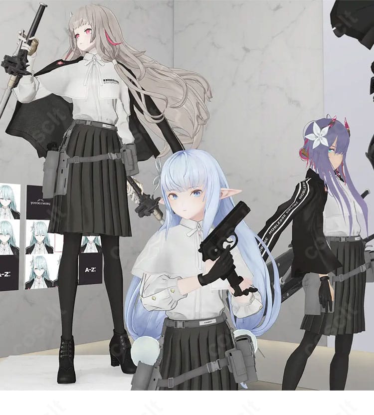 A-Z: [S] 衣装セットの白いシャツ単体カット
