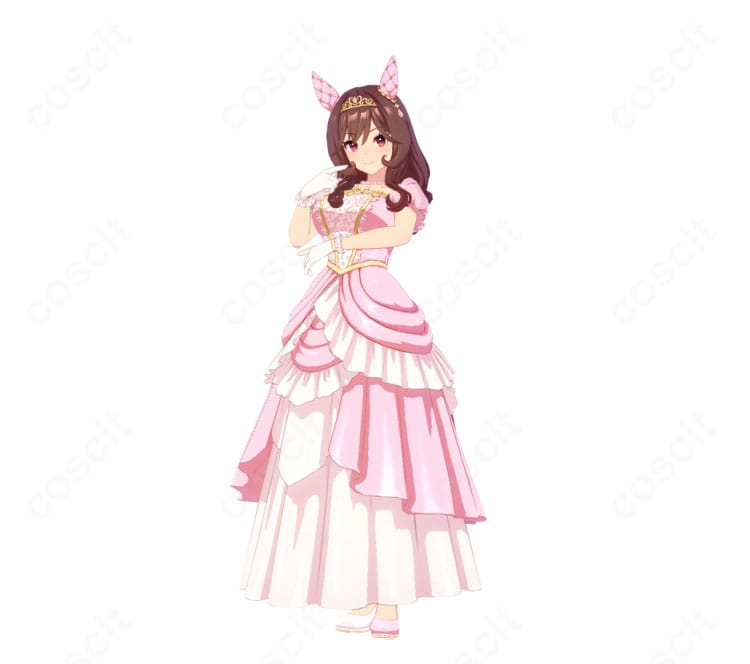ジェンティルドンナ La dama perfetta 花嫁 勝負服の全身イメージ。エレガントなウェディング風デザインと上品な配色を再現したコスプレ衣装。