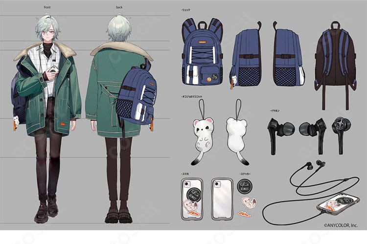 レヨン コスプレ衣装の全体装飾ディテール。襟元・ポケット・ステッチ幅や生地のハリ感がわかるように配置したディテールショット。