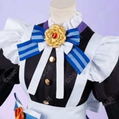原神 星々の幻境 美しき褒賞・夜更け コスプレ衣装｜上品で華やかなメイド風9点セット - 4枚目の画像（サムネイル）