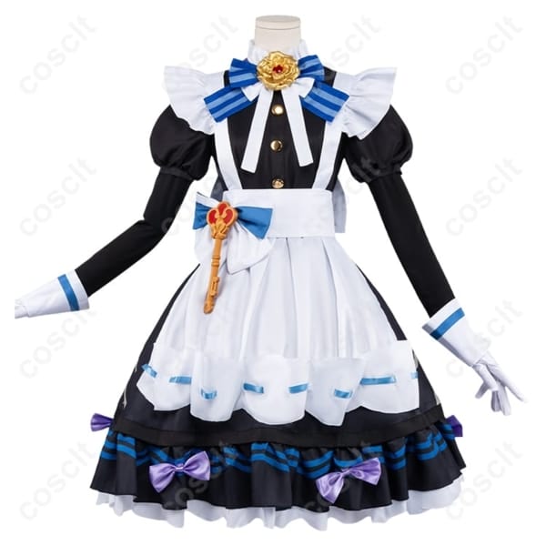 原神 星々の幻境 美しき褒賞・夜更け コスプレ衣装｜上品で華やかなメイド風9点セット