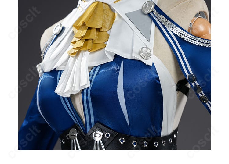 ヴェリナ・エガード コスプレ衣装の衣襟を彩る装飾ディテール