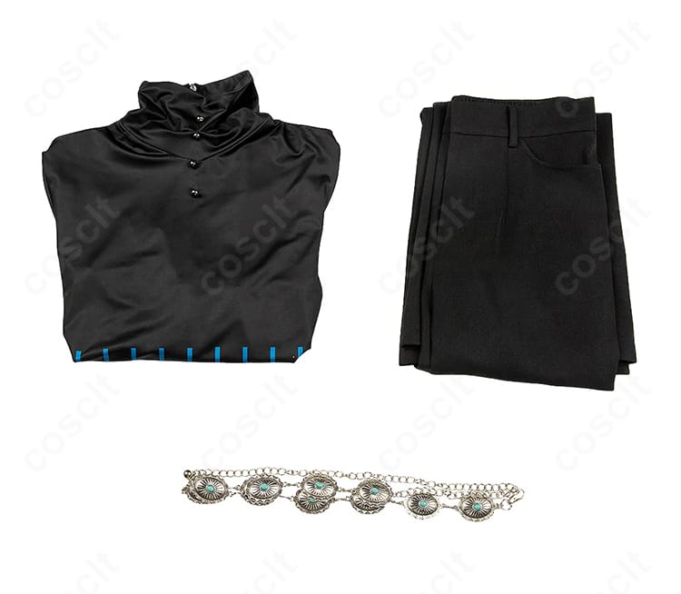 キャサリン・マクブライド コスプレ衣装のトップス・パンツ・腰飾りセット内容