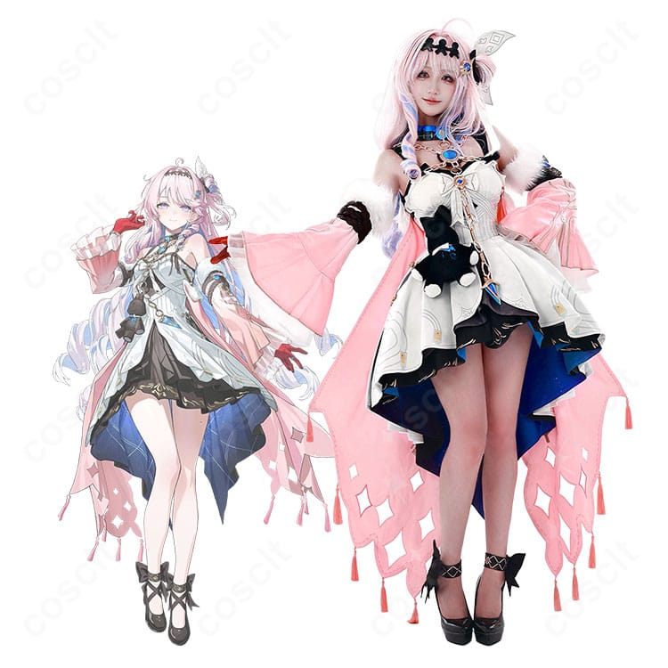 ダーニャ 通常衣装Ver.のキャラクタービジュアル風コーデと衣装一式のイメージ