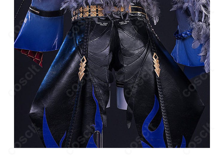 『鳴潮』ガルブレーナ コスプレ衣装の背面裾装飾ディテール、後ろ姿を彩るパーツ